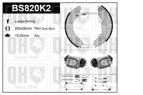 QUINTON HAZELL Jarrukenkäsarja BS820K2